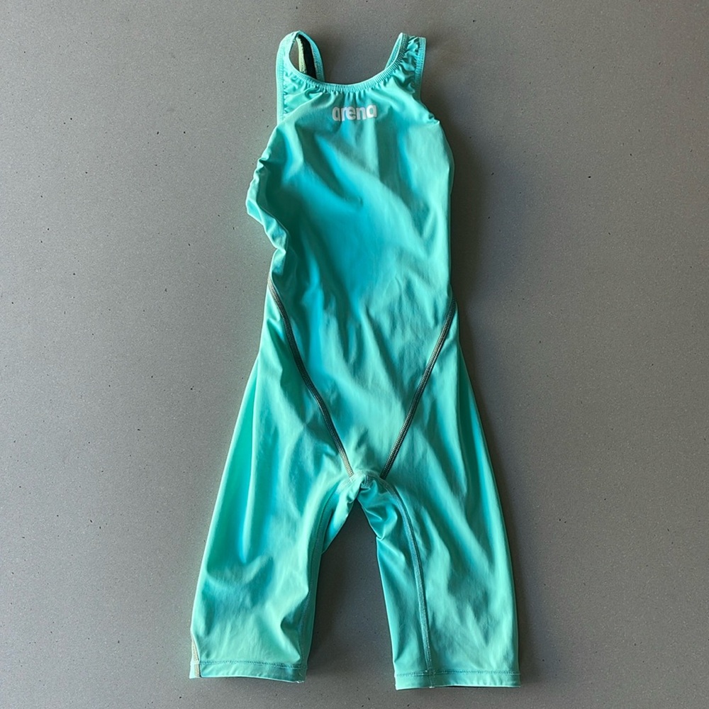 Women's Powerskin ST Next Open Aquamarine Tech Suit Swimsuit